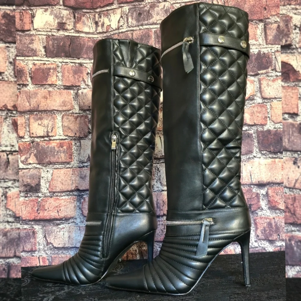 Azalea Wang Lyrical Stiletto Boots - Picture 2 of 12